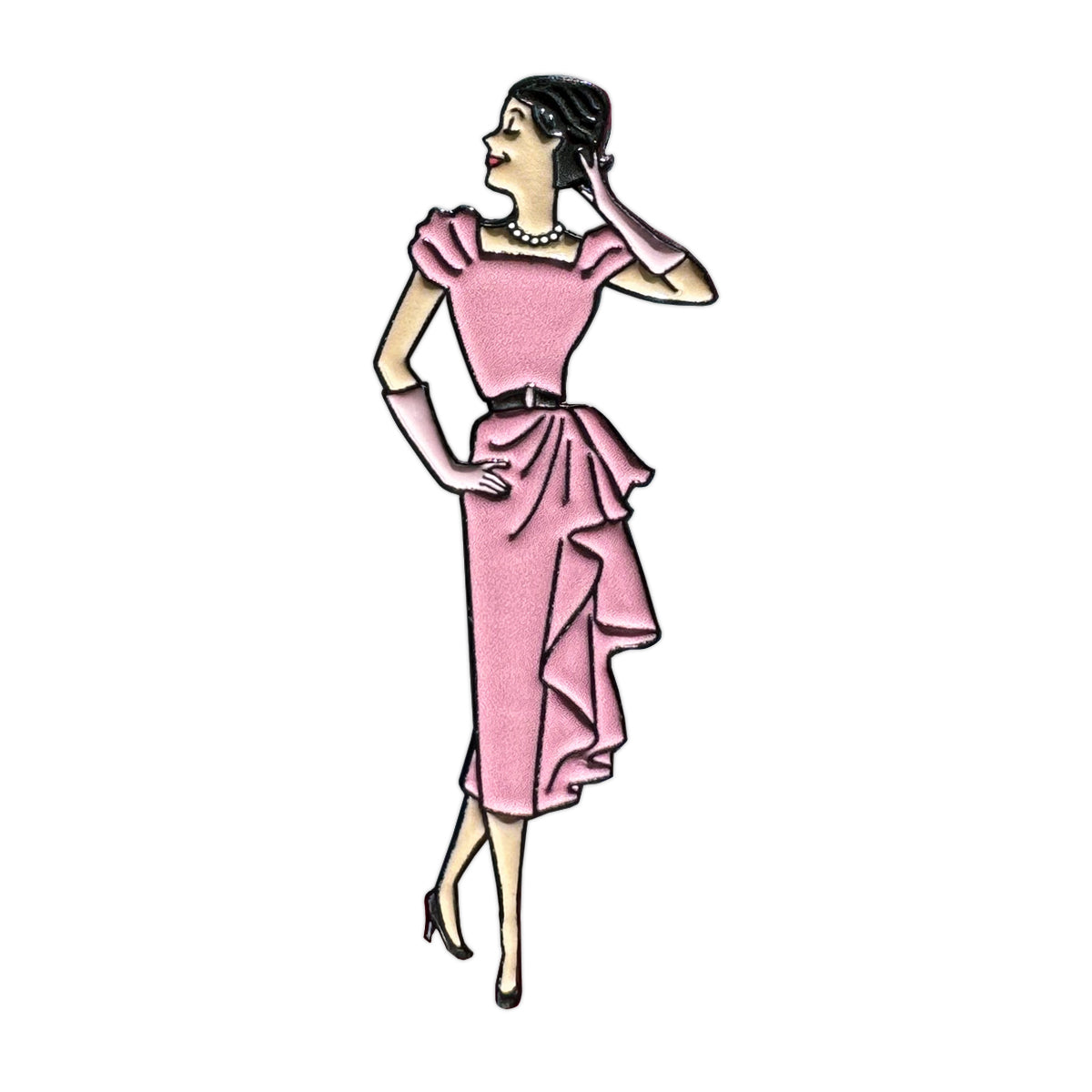 Glamour Girl Pin