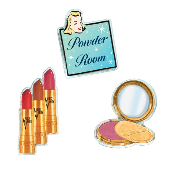 Powder Room Pin Pack – Vulox Vanity
