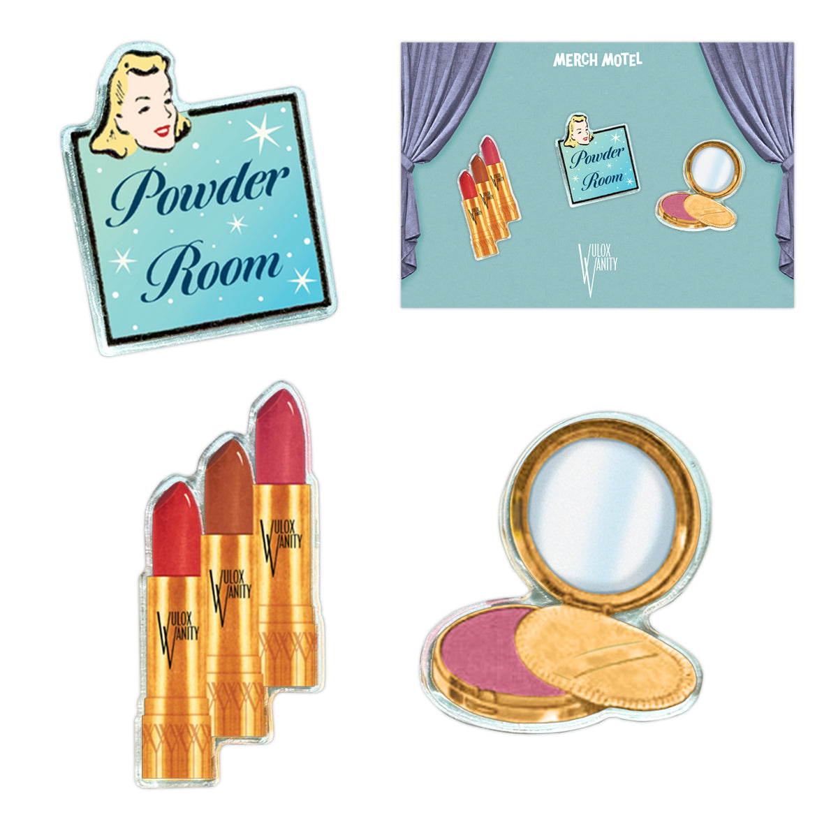 Powder Room Pin Pack