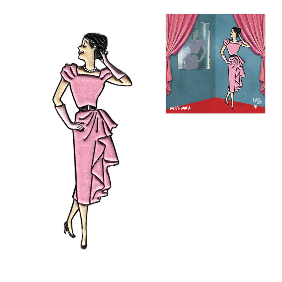Glamour Girl Pin